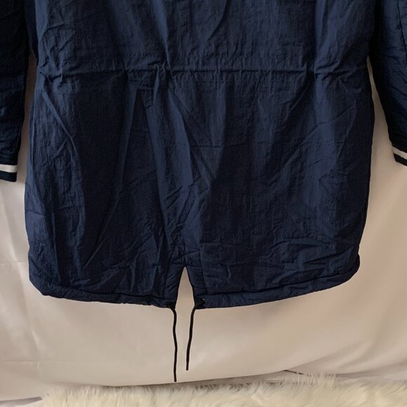 NIKE Dugout Long Full Zip Parka Jacket in Navy/White Sz MEDIUM - Picture 5 of 5